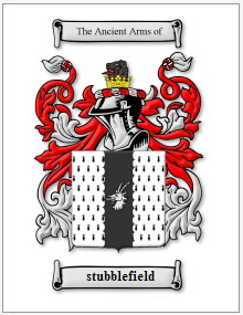 Coat of Arms: Stubblefield English