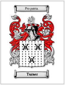 Coat of Arms: Turner English