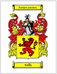 Coat of Arms: Wells English